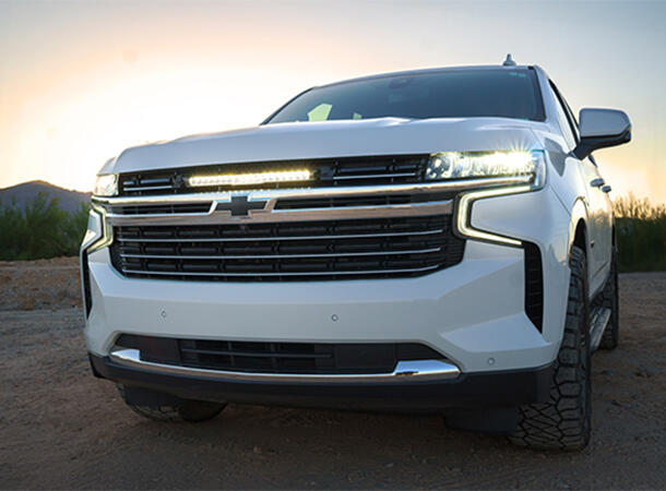 Lazer® Grillkit med Glide 18 Elite Til Chevy Tahoe 21-22 og Suburban 21-24