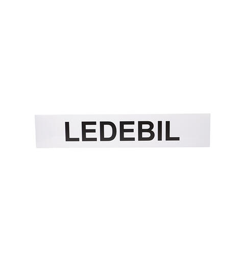 Ledebil tekstplate 980x190mm Til Lumary lysskilt