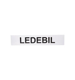 Ledebil tekstplate 980x190mm Til Lumary lysskilt