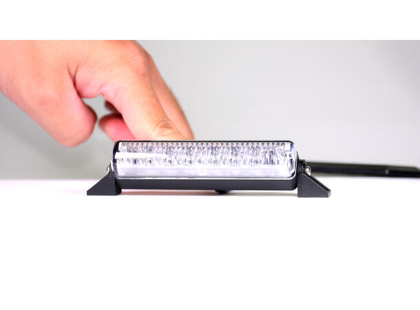 VP 6 LED Slim Grille Blitz Blå BLÅLYS - B92mm H19mm D21mm 