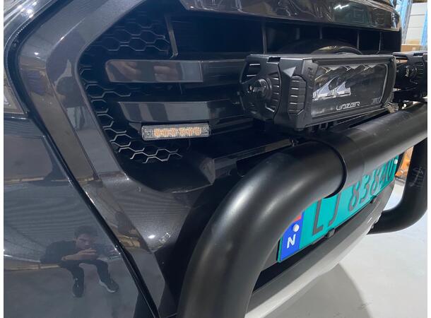 VP 6 LED Slim Grille Blitz Blå BLÅLYS - B92mm H19mm D21mm 