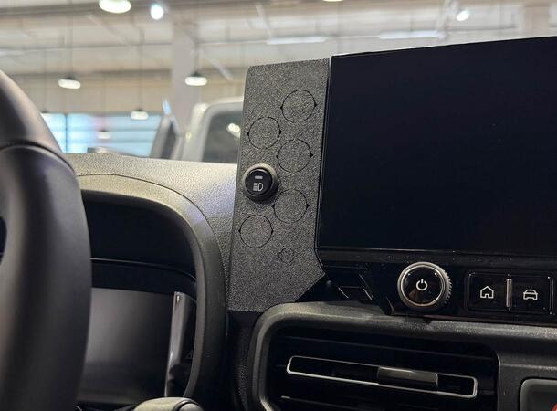 3D Bryterpanel Fjernlys Grunnpakke - Toyota Proace City 2023- 