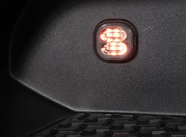 Whelen® VXE Smart Led 10-30V Innfellbar Duo blitzer Gul/Hvit (Sotet) 