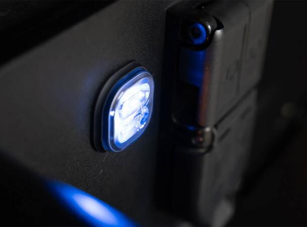 Whelen® VXE Smart Led 10-30V Innfellbar Duo blitzer Gul/Hvit (Sotet) 