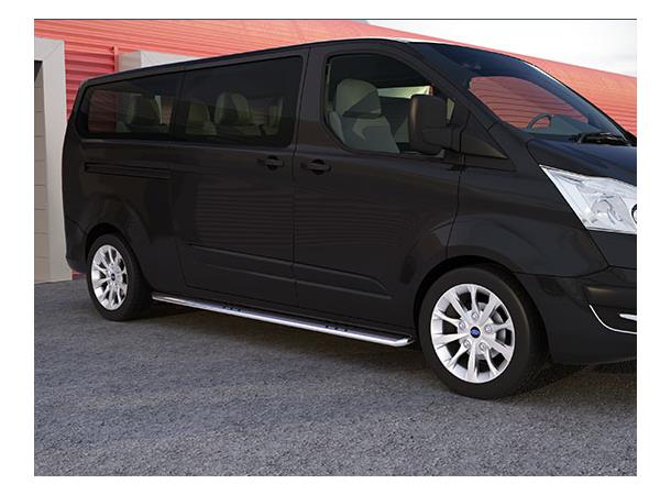 Antec EU-kanalrør Sort Oval 90x45mm 2933 Ford Transit Custom 2013 - 2019+