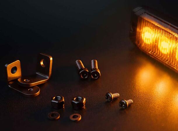 Strands Dark Knight SM6 Posisjonslys Orange 