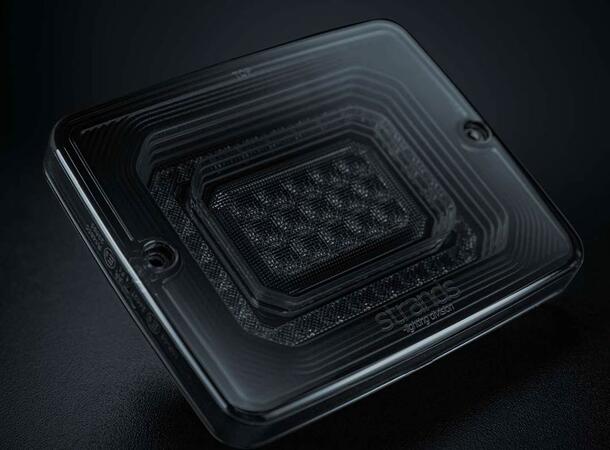 Strands FOR9T Illusion Baklampe 3 funksjoner. Bak/Brems/Blink. 10-40V 