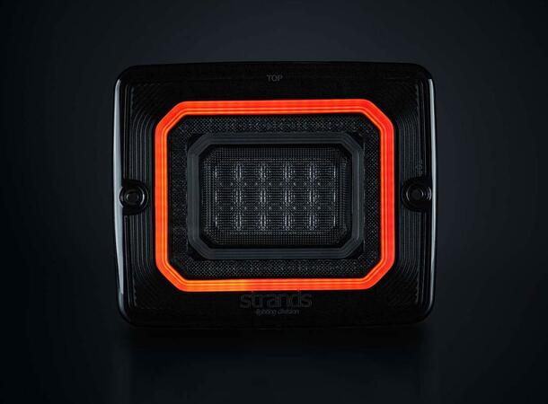 Strands FOR9T Illusion Baklampe 3 funksjoner. Bak/Brems/Blink. 10-40V 