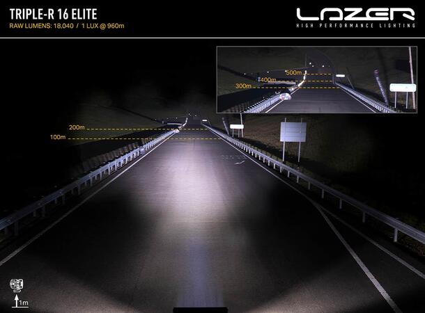 Lazer Triple-R 16 ELITE+ Gen2. Lengde 765mm. 30640 Lumen. 