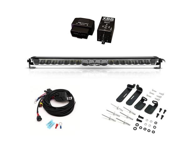 Lazer® Lyspakke med Glide 18 XBB Canbus- Universal. Med senterfeste 