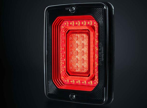 Strands FOR9T Illusion Baklampe 2 Funksjoner. Bak/Bremselys. 10-40V 