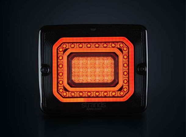 Strands FOR9T Illusion Baklampe 2 Funksjoner. Bak/Bremselys. 10-40V 