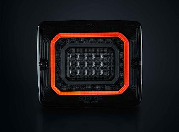 Strands FOR9T Illusion Baklampe 2 Funksjoner. Bak/Bremselys. 10-40V 