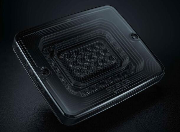 Strands FOR9T Illusion Baklampe 2 Funksjoner. Bak/Bremselys. 10-40V 