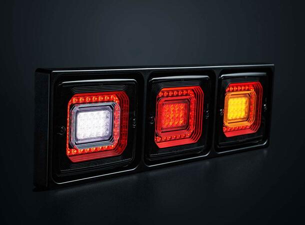 Strands FOR9T Illusion Baklampe 2 Funksjoner. Bak/Bremselys. 10-40V 