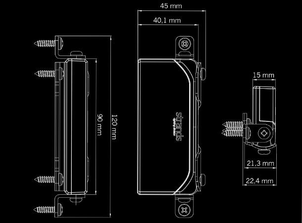 Strands Lyspakke Unity Ultra Flat Duo Ryggelyspakke til VW T7
