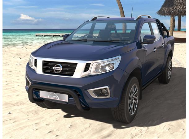 Antec EU Frontbøyle 76mm Sort Nissan Navara D23 2016-2019+