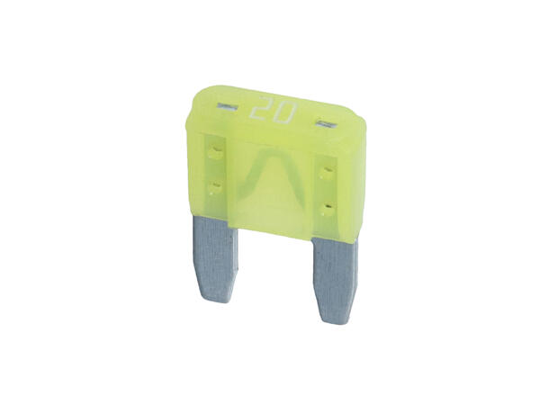 MINI sikring Mini bladsikring 20A Gul 