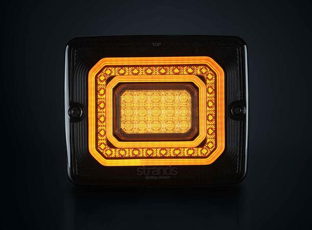 Strands FOR9T Illusion Baklampe Blinklys. 10-40V 