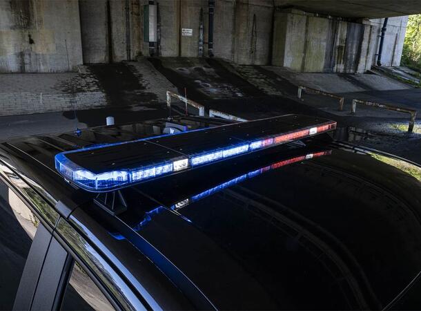 Whelen® Edge 9XS 48" 12V 12V.122cm. Duo Full. Med justerbar fot 