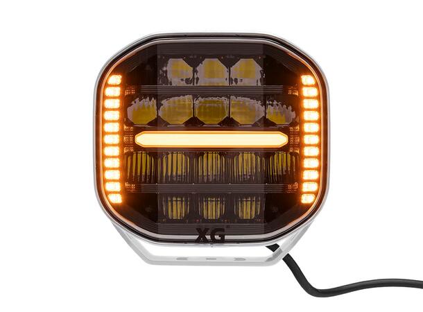 XG Curve 9 LED Driving Light White - Med varsellys. 18400 Lumen 