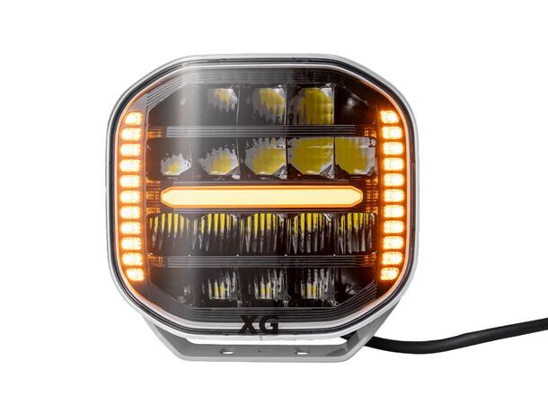 XG Curve 9 LED Driving Light White - Med varsellys. 18400 Lumen 
