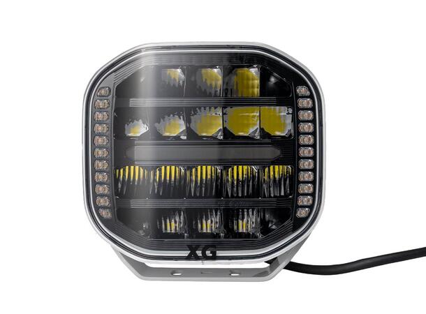 XG Curve 9 LED Driving Light White - Med varsellys. 18400 Lumen 