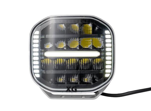 XG Curve 9 LED Driving Light White - Med varsellys. 18400 Lumen 