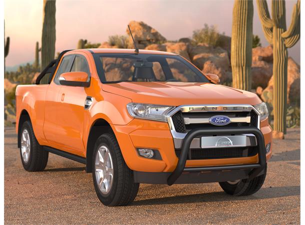 Antec EU Frontbøyle 76mm / 51mm Sort Ford Ranger / -Raptor 2016-2019+