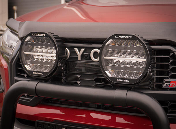 Antec Lyspakke med Lazer Sentinel 9" Til Hilux GR Sport II 25- Med Canbus 