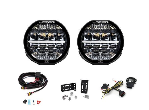 Lazer® Lyspakke med Sentinel 7 ELITE Canny Canbus. Med skiltplate sentermont. 
