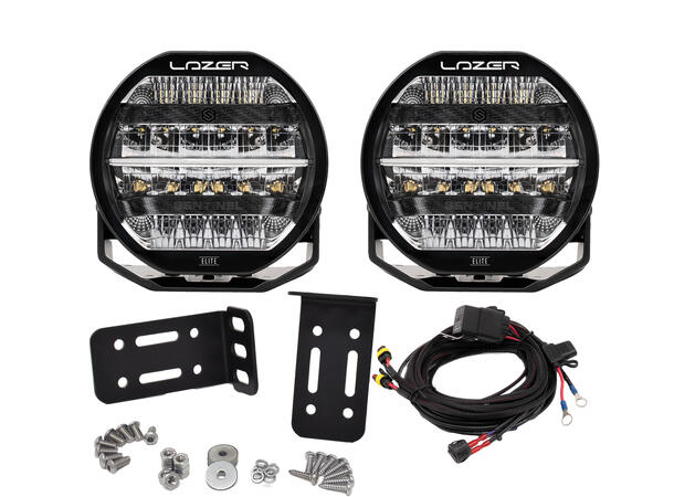 Lazer® Lyspakke med Sentinel 7 ELITE Canny Canbus. Med skiltplate sentermont. 