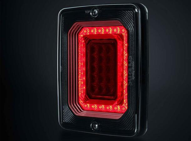 Strands FOR9T Illusion Baklampe 2 Funksjoner. Ryggelys/Tåkelys. 10-40V 