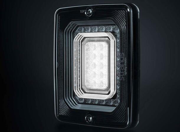 Strands FOR9T Illusion Baklampe 2 Funksjoner. Ryggelys/Tåkelys. 10-40V 