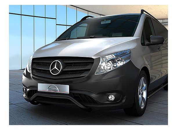 Antec EU Frontbøyle 60mm Sort lav Mercedes V-Klasse W447 2014-2020