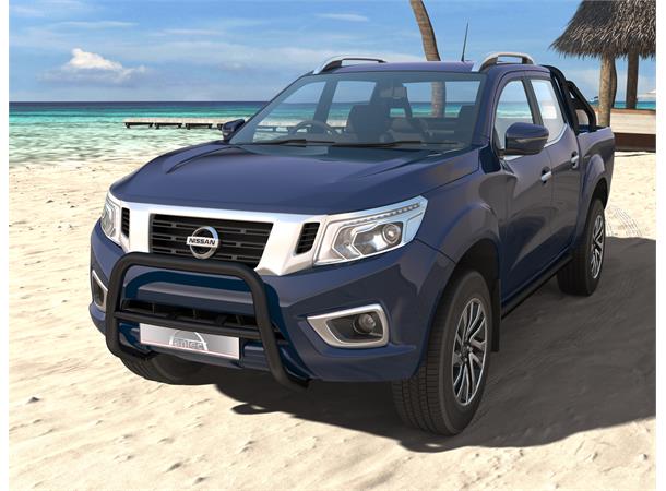 Antec EU Frontbøyle 60mm / 42mm Sort Nissan Navara D23 2016-2019+