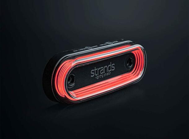 For9t Gravity Markeringslys Rød L:115 D:23,2 H:41MM 