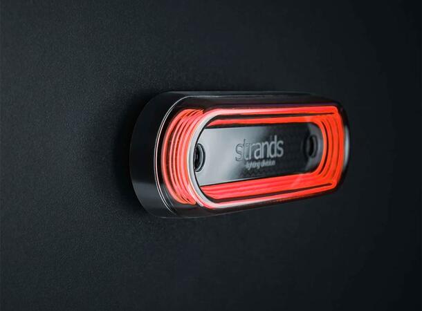 For9t Gravity Markeringslys Rød L:115 D:23,2 H:41MM 