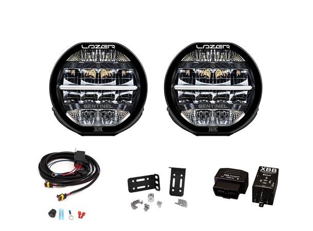 Lazer® Lyspakke med Sentinel 7 ELITE XBB Canbus. Med skiltplate sentermont. 