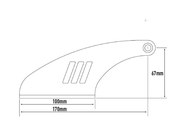 Lazer® takmontering 67mm Bruk bilvelgeren for bilmodell