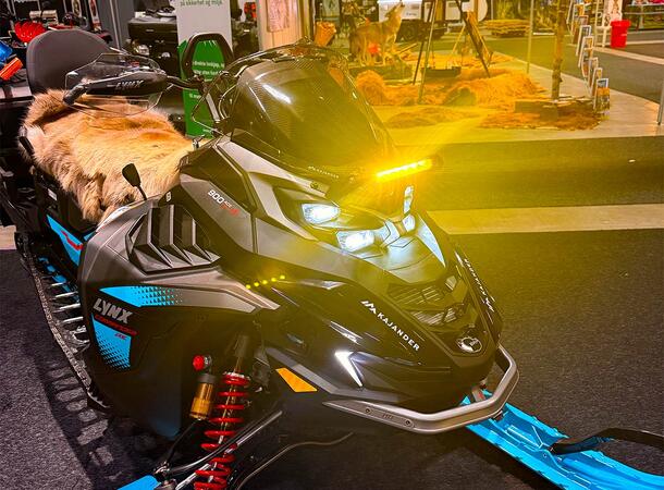 Lazer lyspakke | Linear 6 ELITE YELLOW Til Polaris snøscooter 