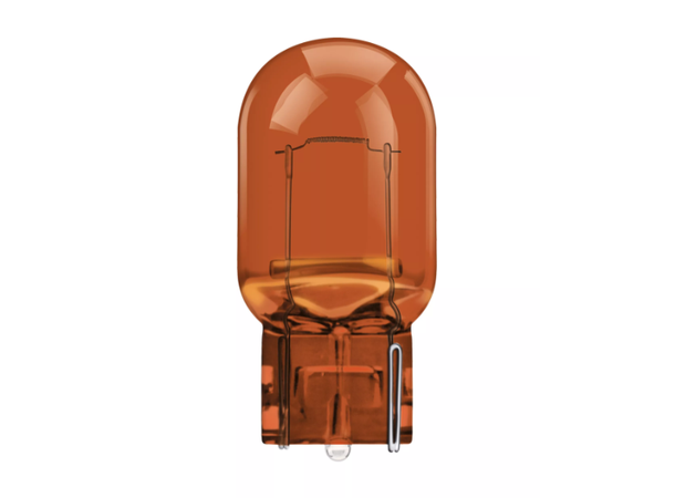 OSRAM Pære med Glass sokkel 21W Orange 12V WY21W 