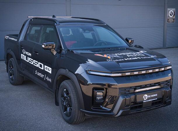 Varselbjelke 360° bolt on Til KGM MUsso EV 2024- 