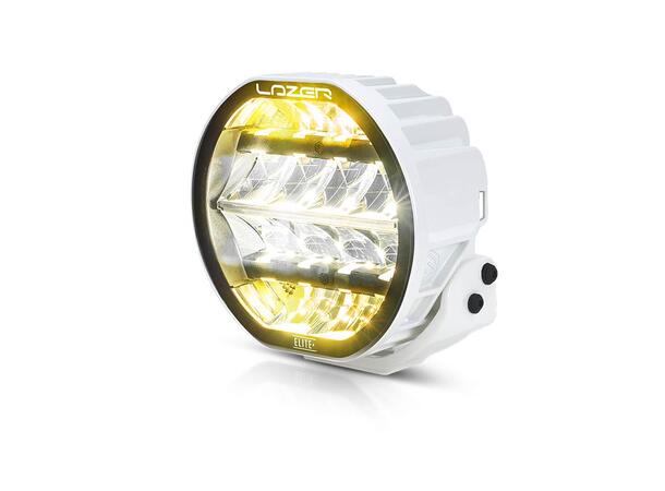 Lazer® Sentinel 7 ELITE+ PL2 Hvit. Med Parklys. 14859  Lumen. 