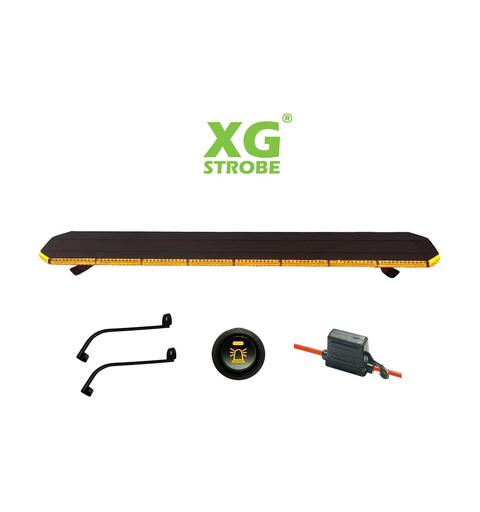 XG Varselpakke 130 med klemmer 1359mm bjelke. Dørklemmer, bryter.