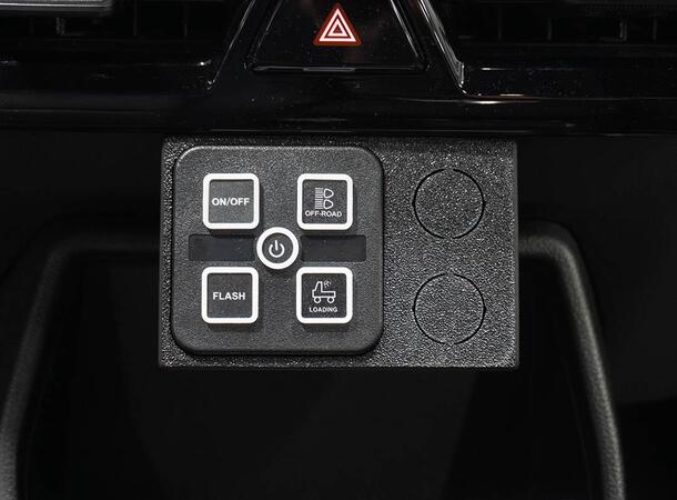 3D Bryterpanel VP4 Grunnpakke - KGM-Musso EV med VP 4 panel 
