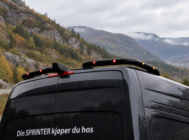 Antec® Sort Takbøylepakke med lys Til MB Sprinter 2018- 