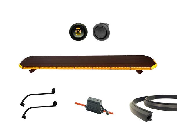 XG Strobe Varselbjelke 1200 | Dørklemmer Toyota Hilux 21- 