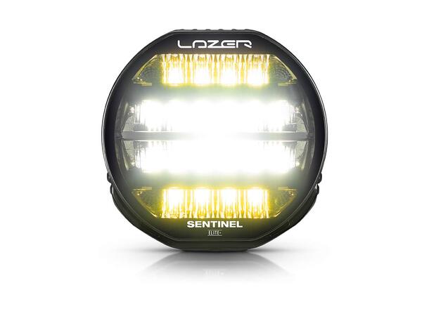 Lazer® Sentinel 9 ELITE+ PL2 Sort. Med Parklys. 29500 Lumen. 