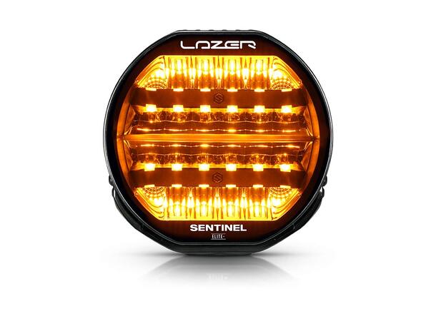 Lazer® Sentinel 9 ELITE+ PL2 Sort. Med Parklys. 29500 Lumen. 